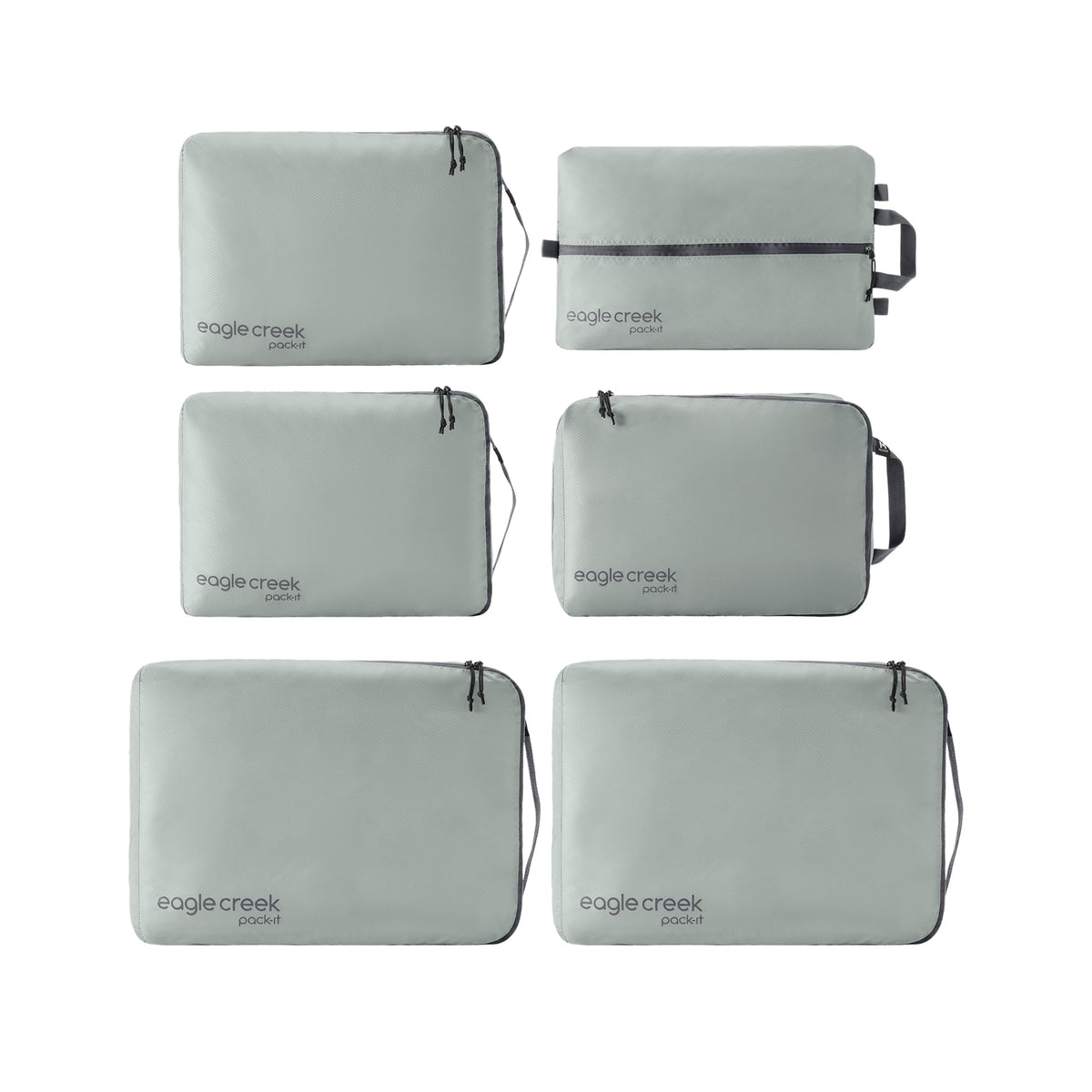 6-Piece Clean and Dirty Packing Cube Set with Shoe Bag