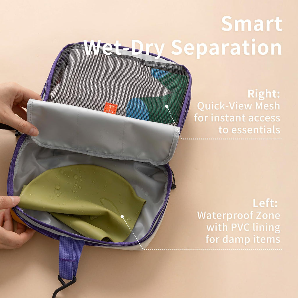 Medium Wet and Dry Hanging Toiletry Bag