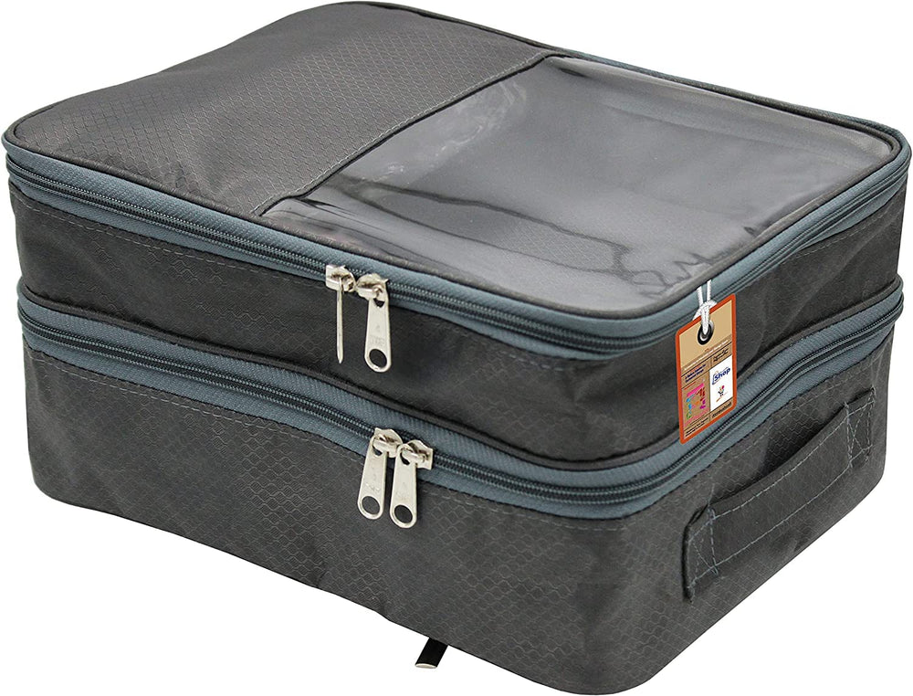 Fabric Travel Shoe Storage Bag – Grey