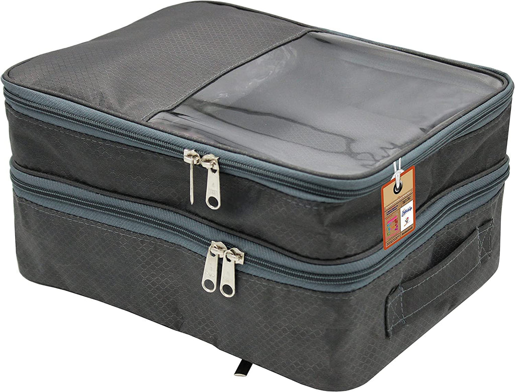Fabric Travel Shoe Storage Bag – Grey