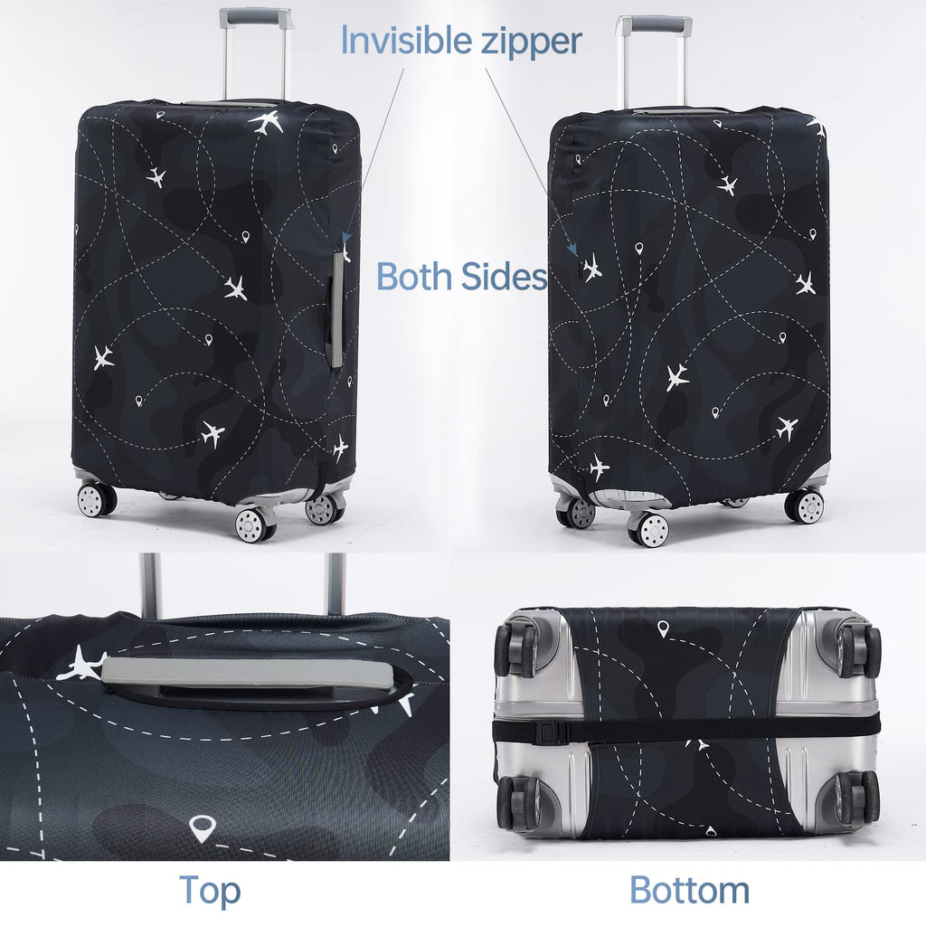 Travelkin Luggage Covers For Suitcase Tsa Approved Suitcase Cover Protector