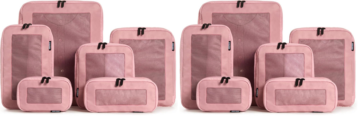 Compression Packing Cubes with Double Zippers
