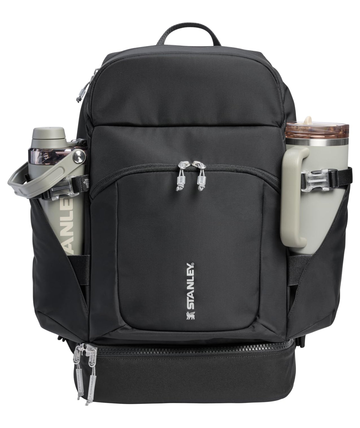 Hydration Bag with Drinkware Compartment and Adjustable Strap