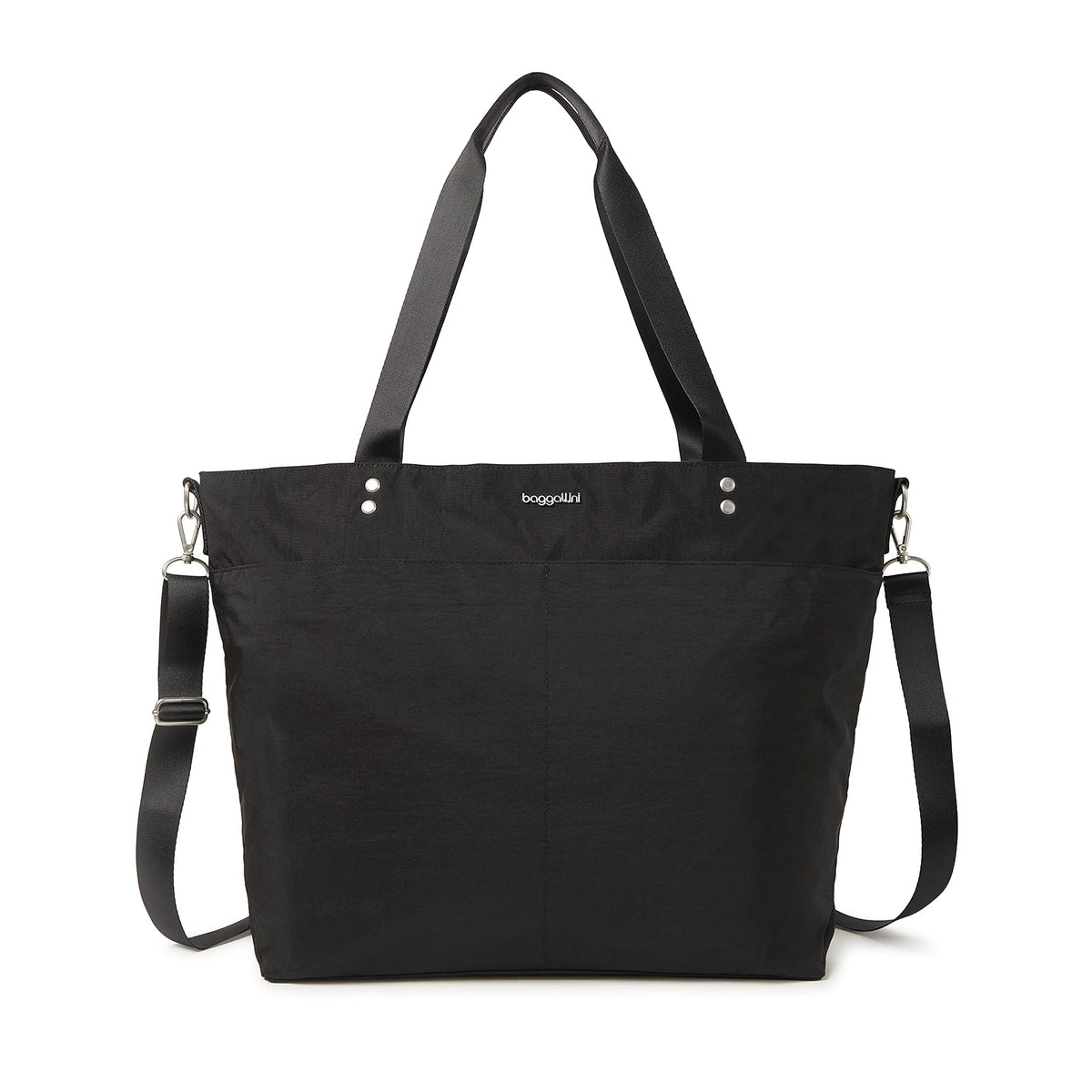 Lightweight Nylon Carryall Tote with Luggage Sleeve