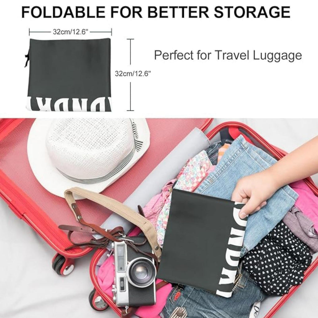 3-Piece Foldable Travel Laundry Bag Set