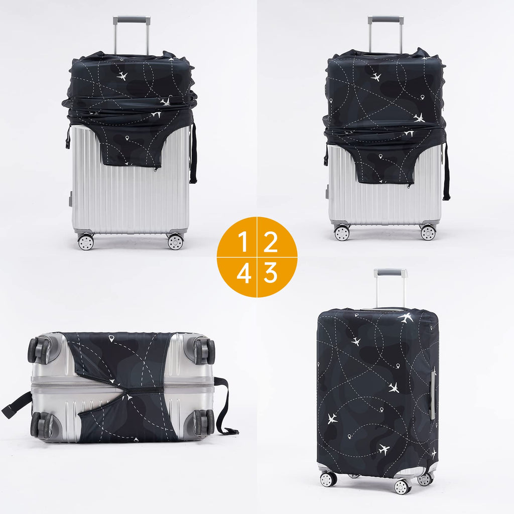 Travelkin Luggage Covers For Suitcase Tsa Approved Suitcase Cover Protector