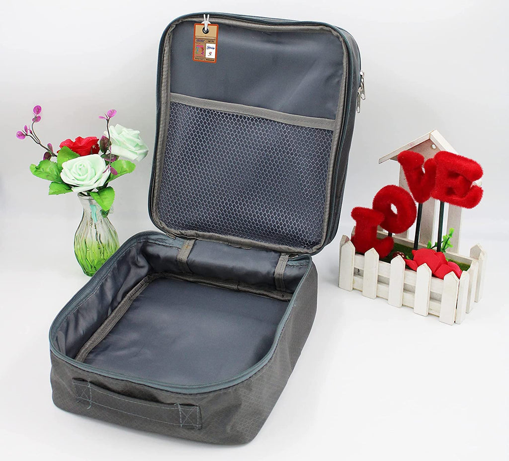 Fabric Travel Shoe Storage Bag – Grey