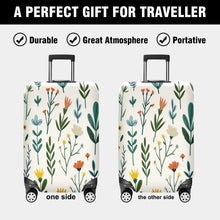 Garden Plant Print Luggage Cover, Washable Suitcase Protector for 30–32 Inch Luggage