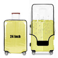 Clear Waterproof PVC Luggage Cover with Hook & Loop Closure