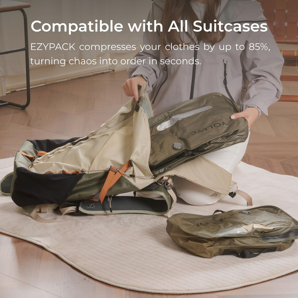 4-in-1 Waterproof Vacuum Travel Bags with Wireless Pump