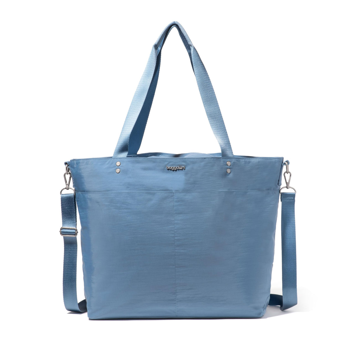 Lightweight Nylon Carryall Tote with Luggage Sleeve