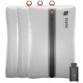 3-Piece Vacuum Compression Travel Bag Set with Rechargeable Pump