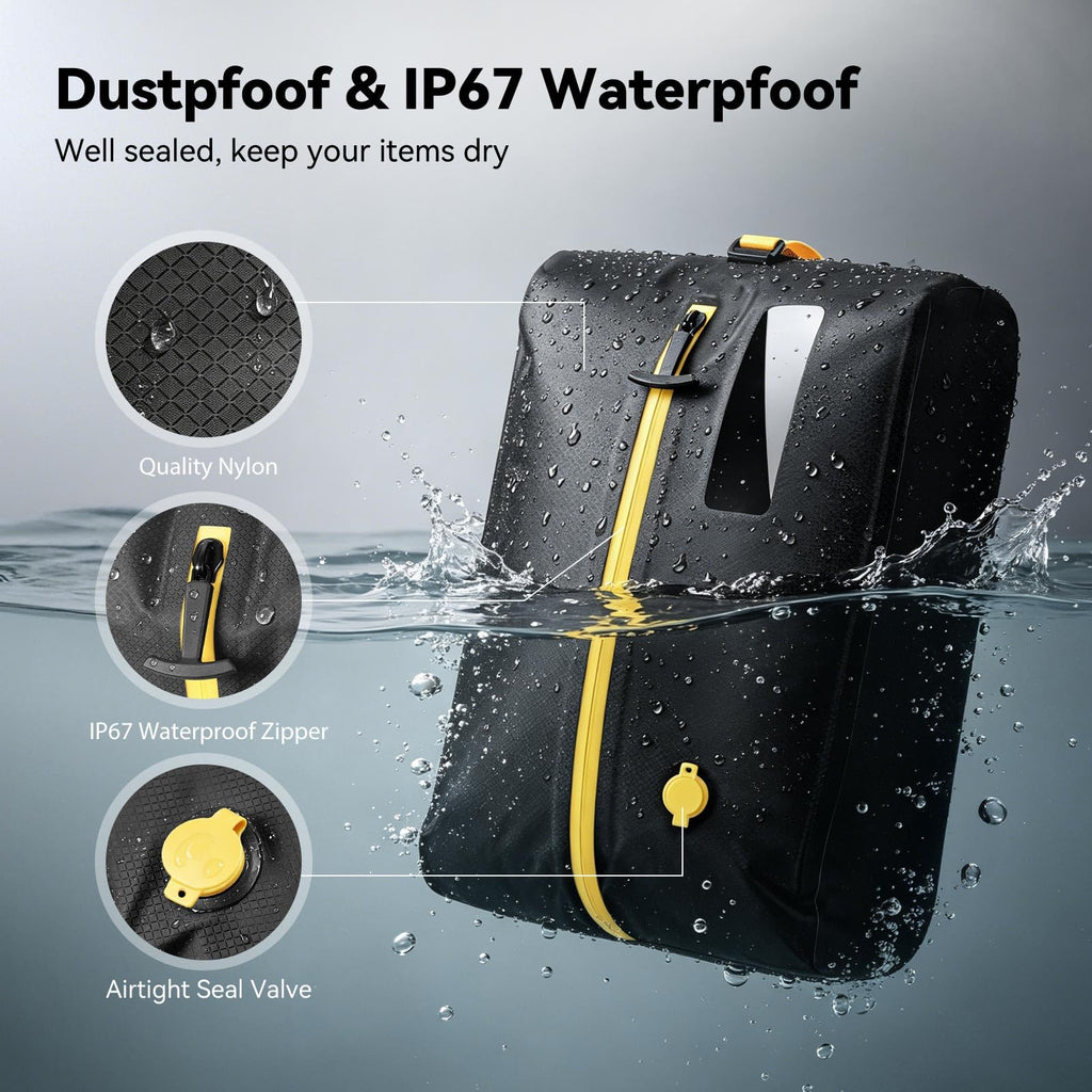 Reusable Vacuum Compression Travel Bags with Rechargeable Pump