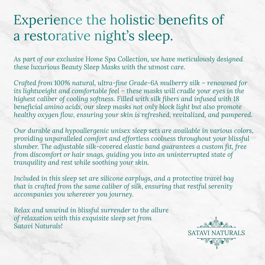 Satavi Naturals Beauty Sleep Mask
