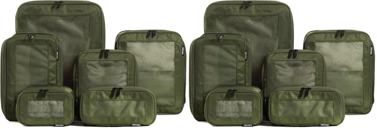 Compression Packing Cubes with Double Zippers
