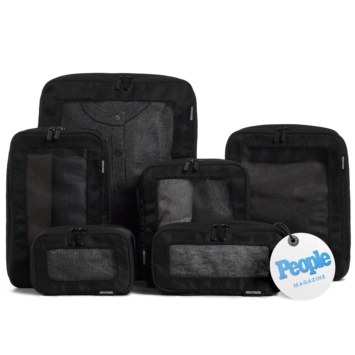 Compression Packing Cubes with Double Zippers