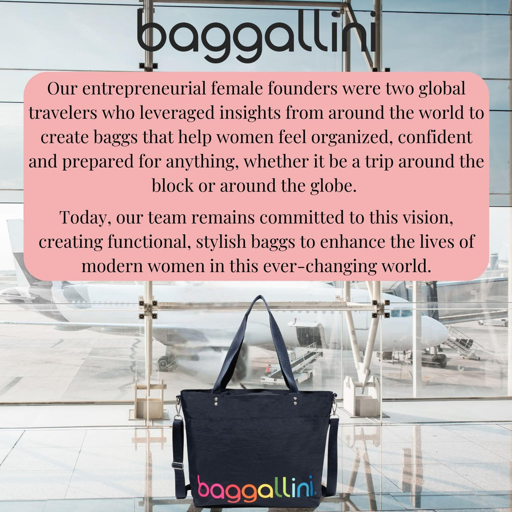 Lightweight Nylon Carryall Tote with Luggage Sleeve