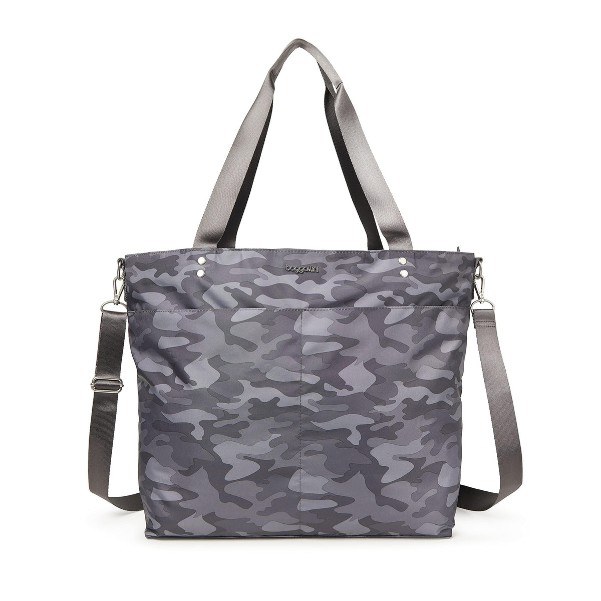 Lightweight Nylon Carryall Tote with Luggage Sleeve