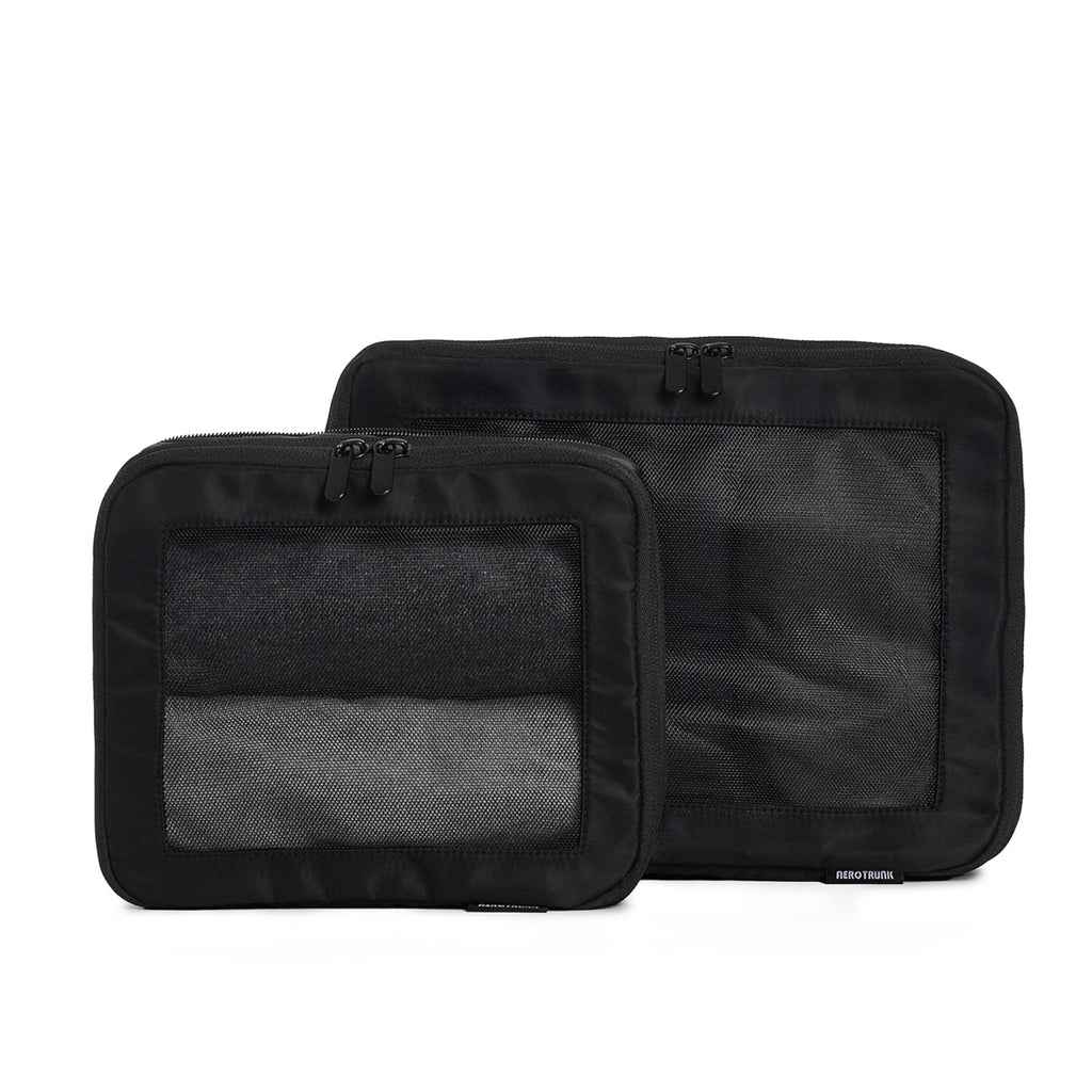 Compression Packing Cubes with Double Zippers