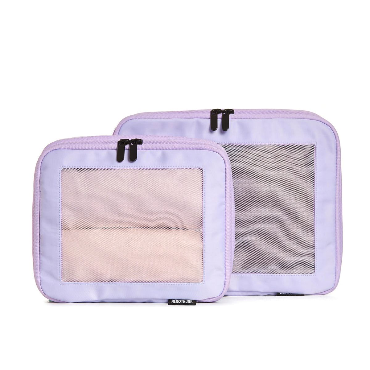 Compression Packing Cubes with Double Zippers