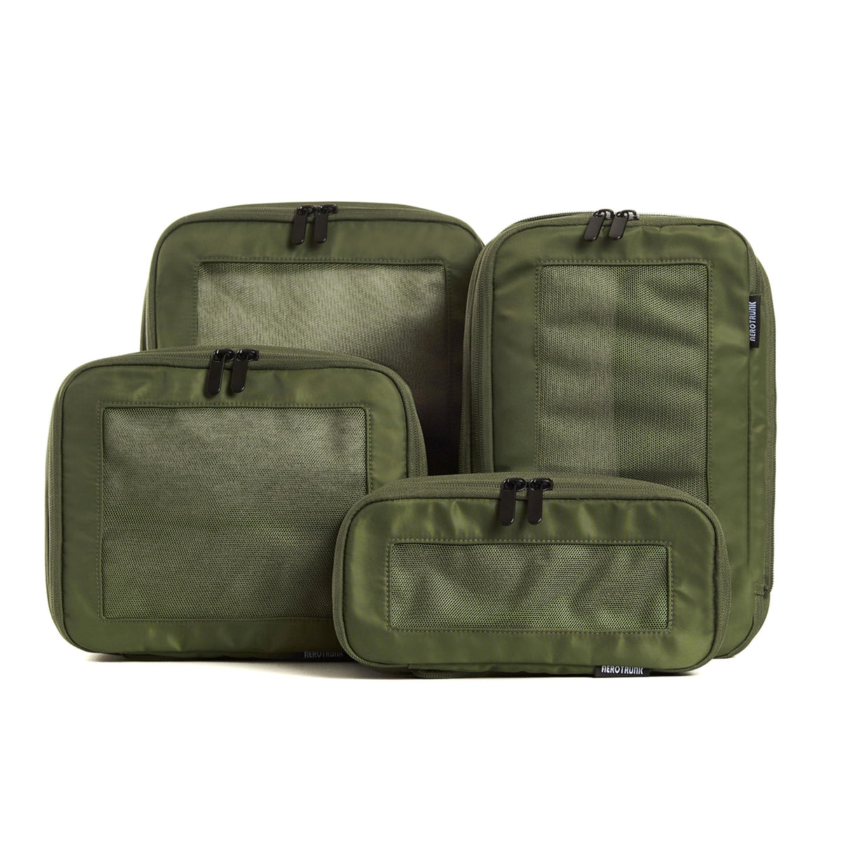 Compression Packing Cubes with Double Zippers