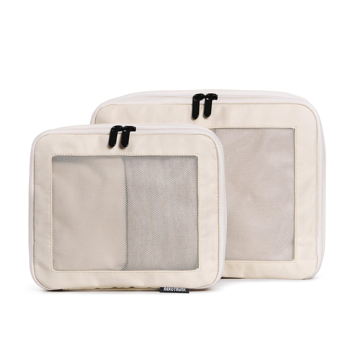 Compression Packing Cubes with Double Zippers