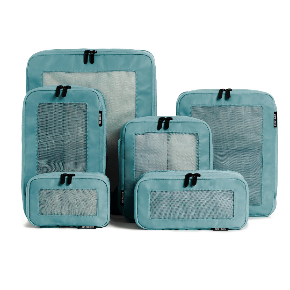 Compression Packing Cubes with Double Zippers