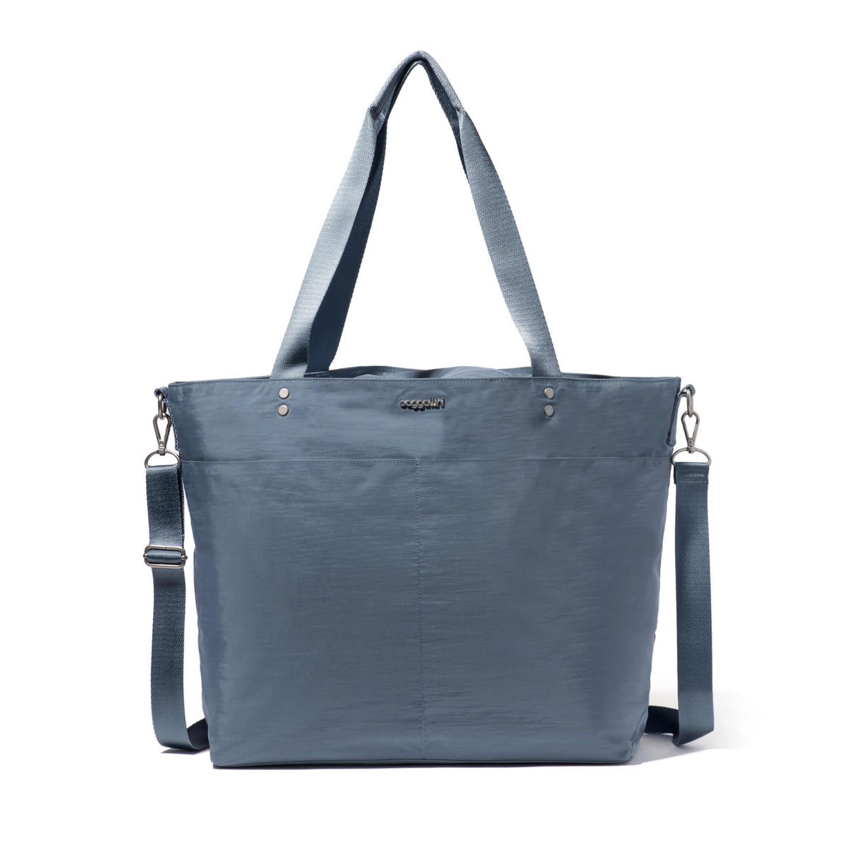 Lightweight Nylon Carryall Tote with Luggage Sleeve