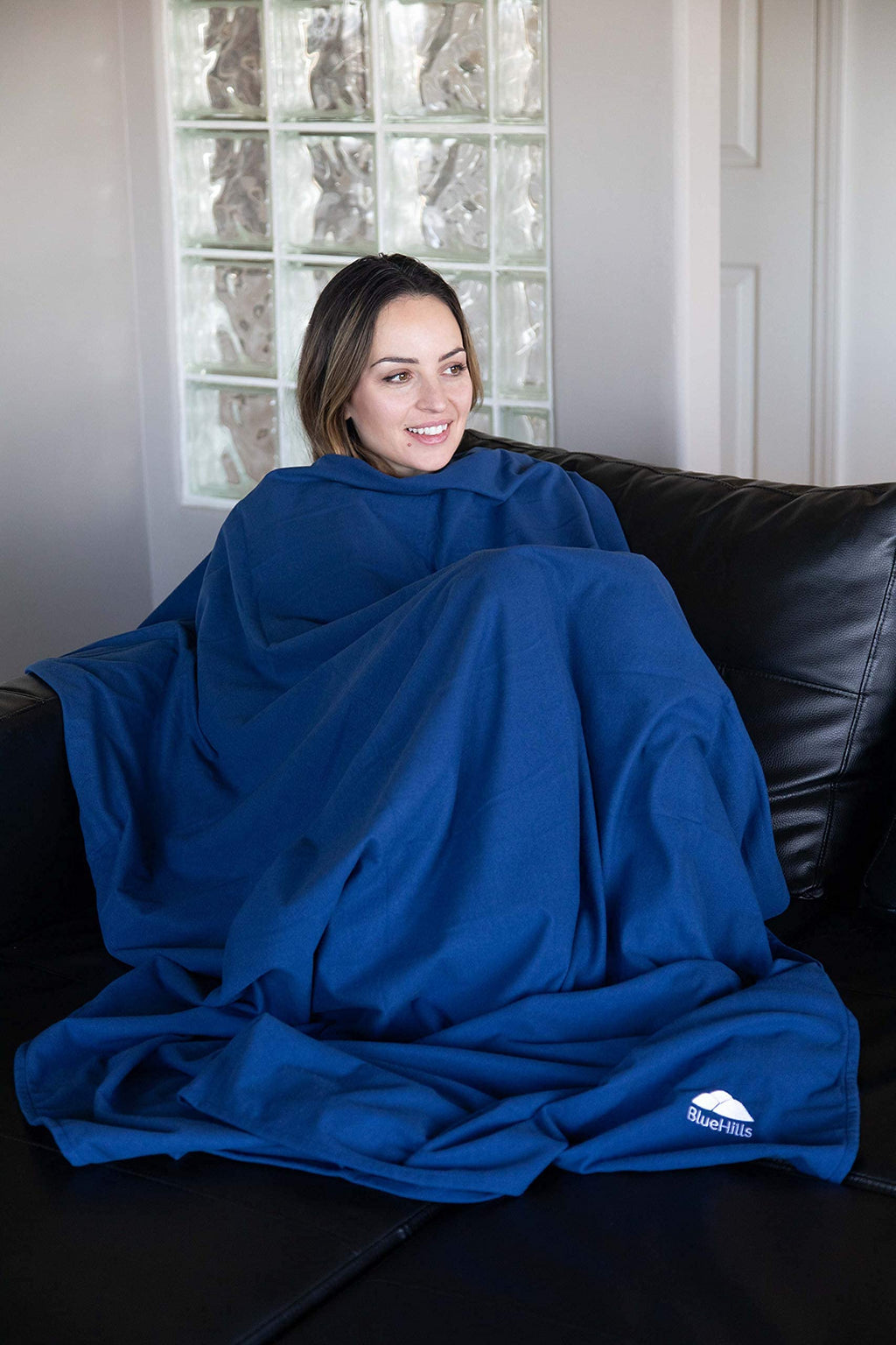 2 Pack Ultra-Compact Travel Blankets with Portable Carry Cases