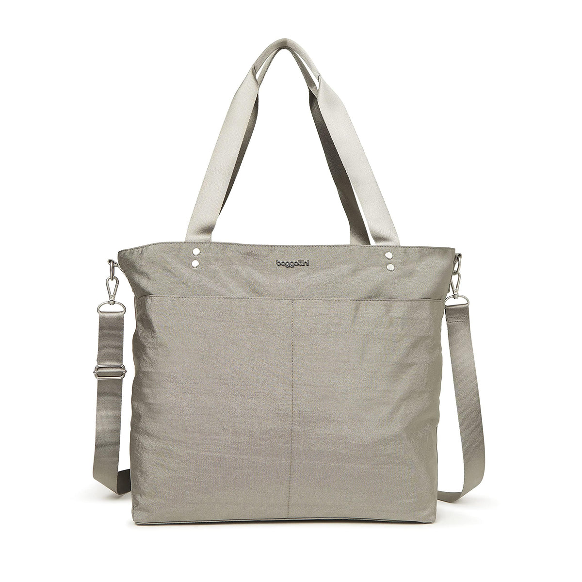 Lightweight Nylon Carryall Tote with Luggage Sleeve