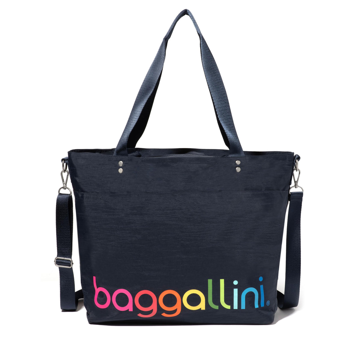 Lightweight Nylon Carryall Tote with Luggage Sleeve