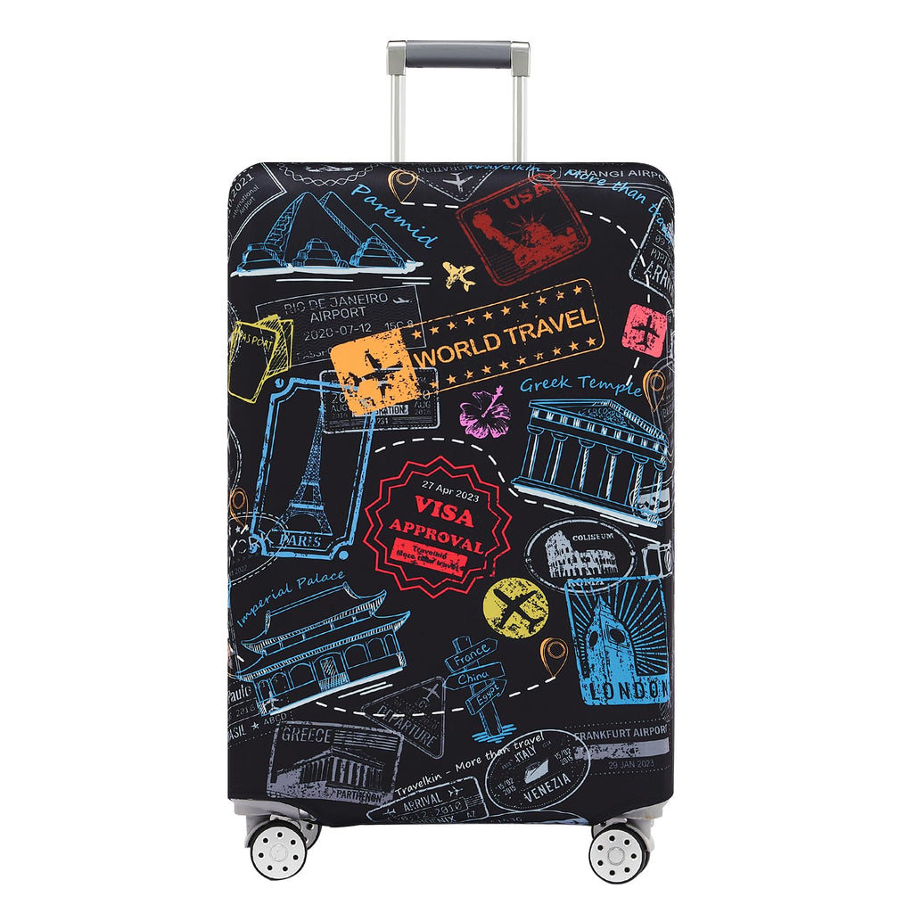 Travelkin Luggage Covers For Suitcase Tsa Approved Suitcase Cover Protector