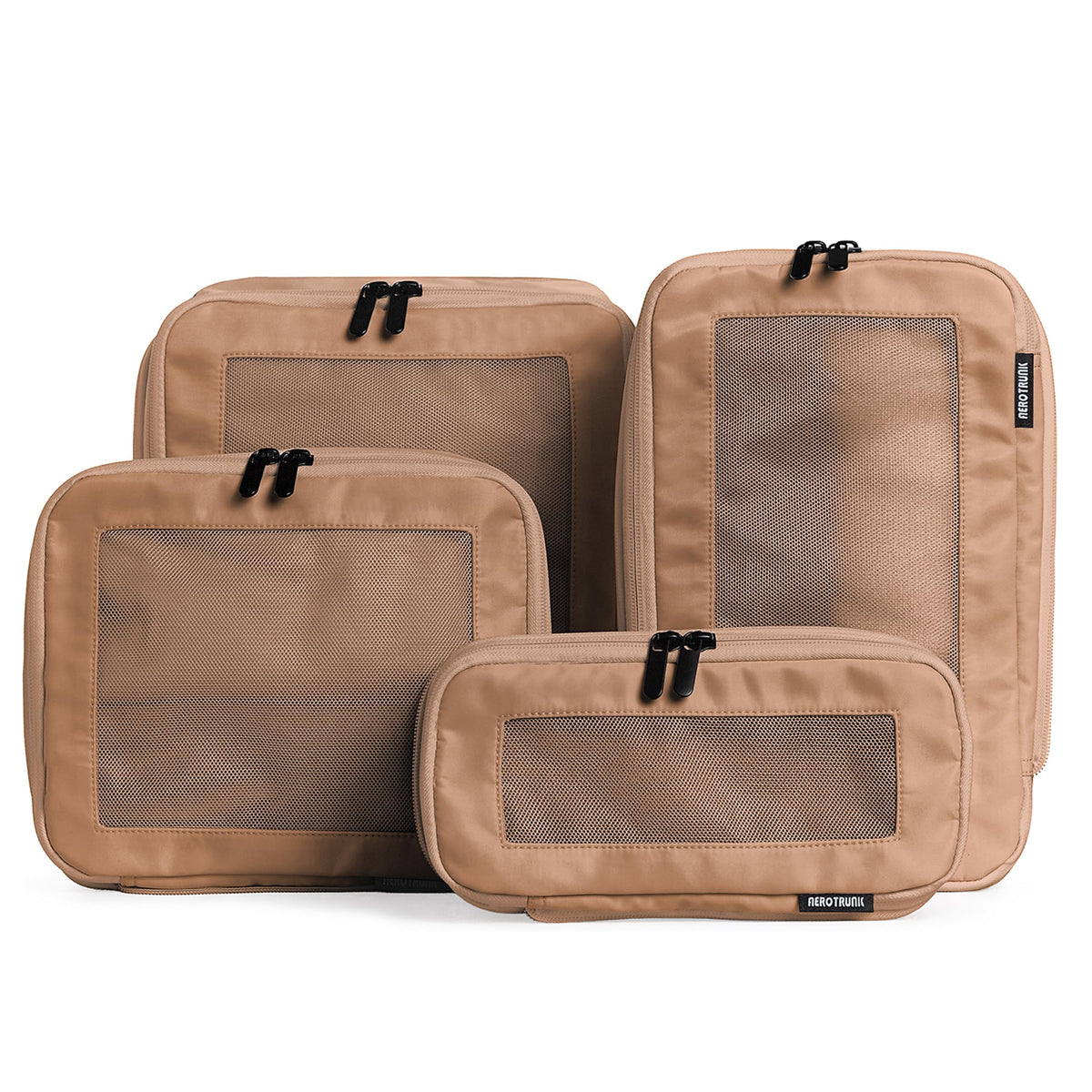 Compression Packing Cubes with Double Zippers