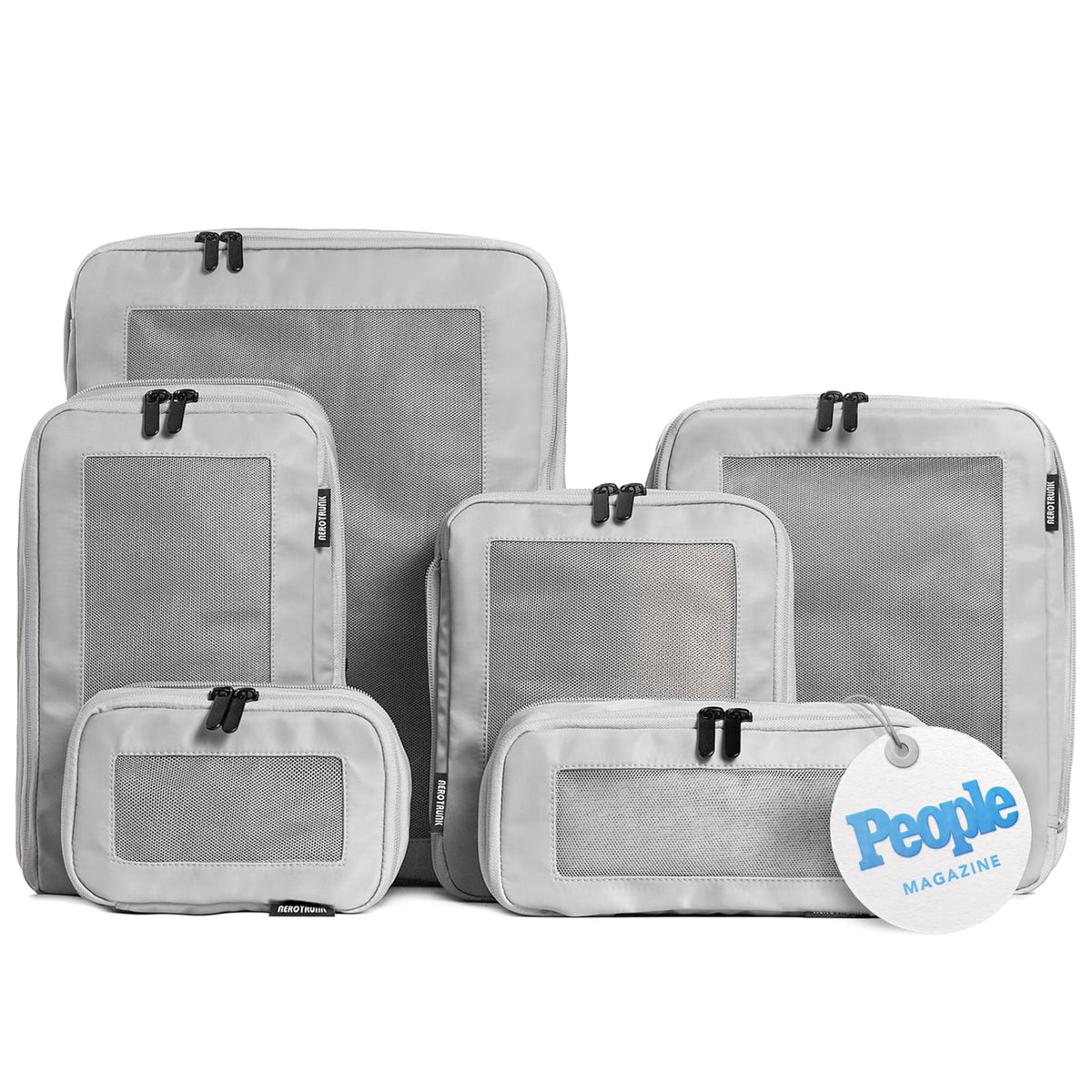 Compression Packing Cubes with Double Zippers