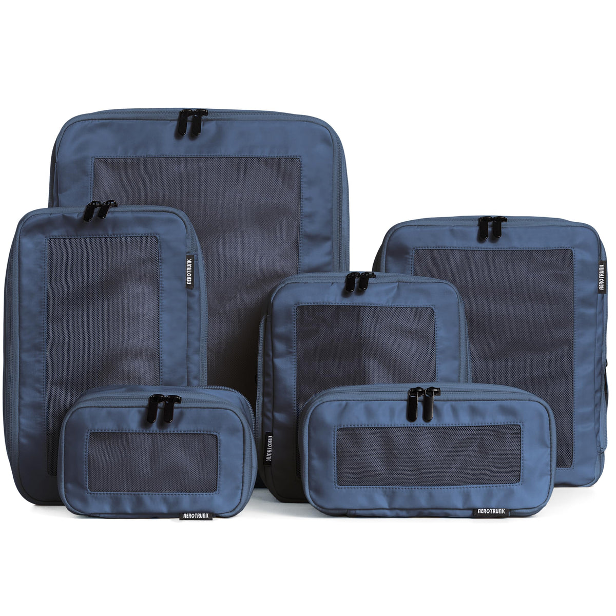 Compression Packing Cubes with Double Zippers