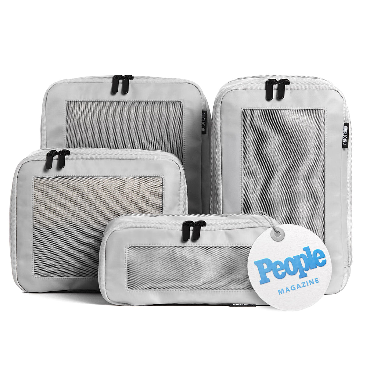Compression Packing Cubes with Double Zippers