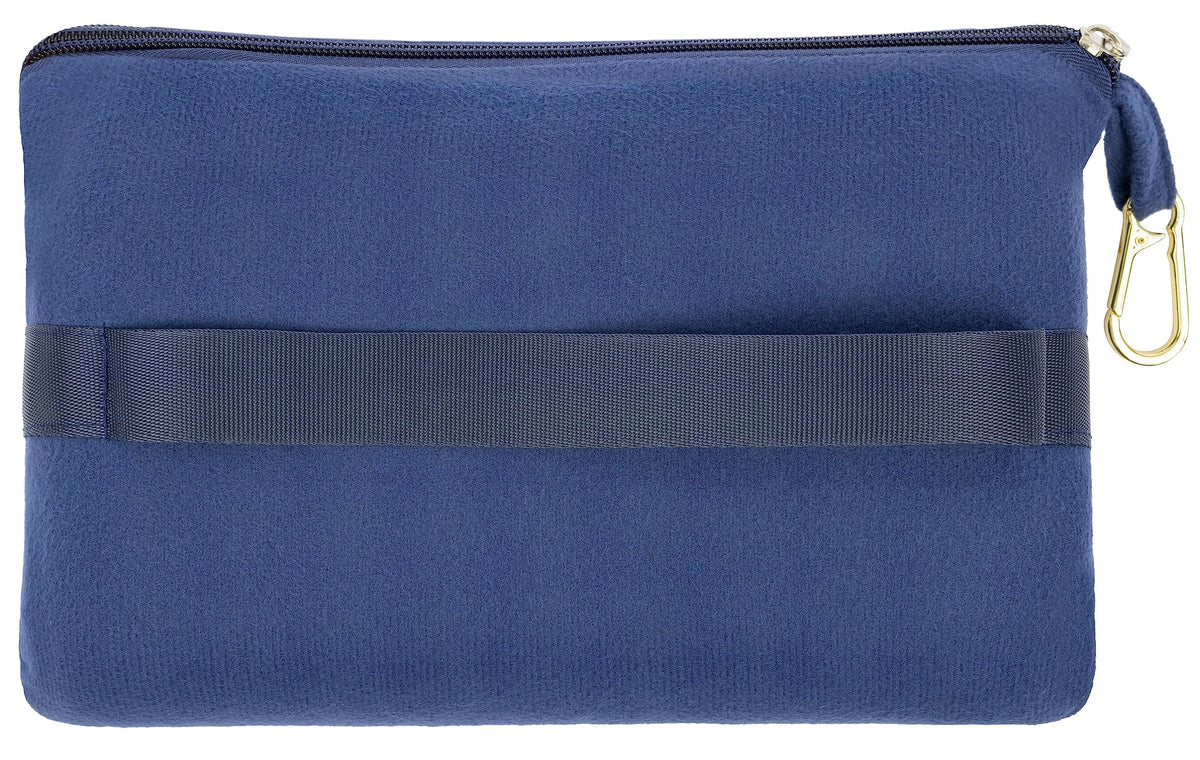 2 Pack Ultra-Compact Travel Blankets with Portable Carry Cases